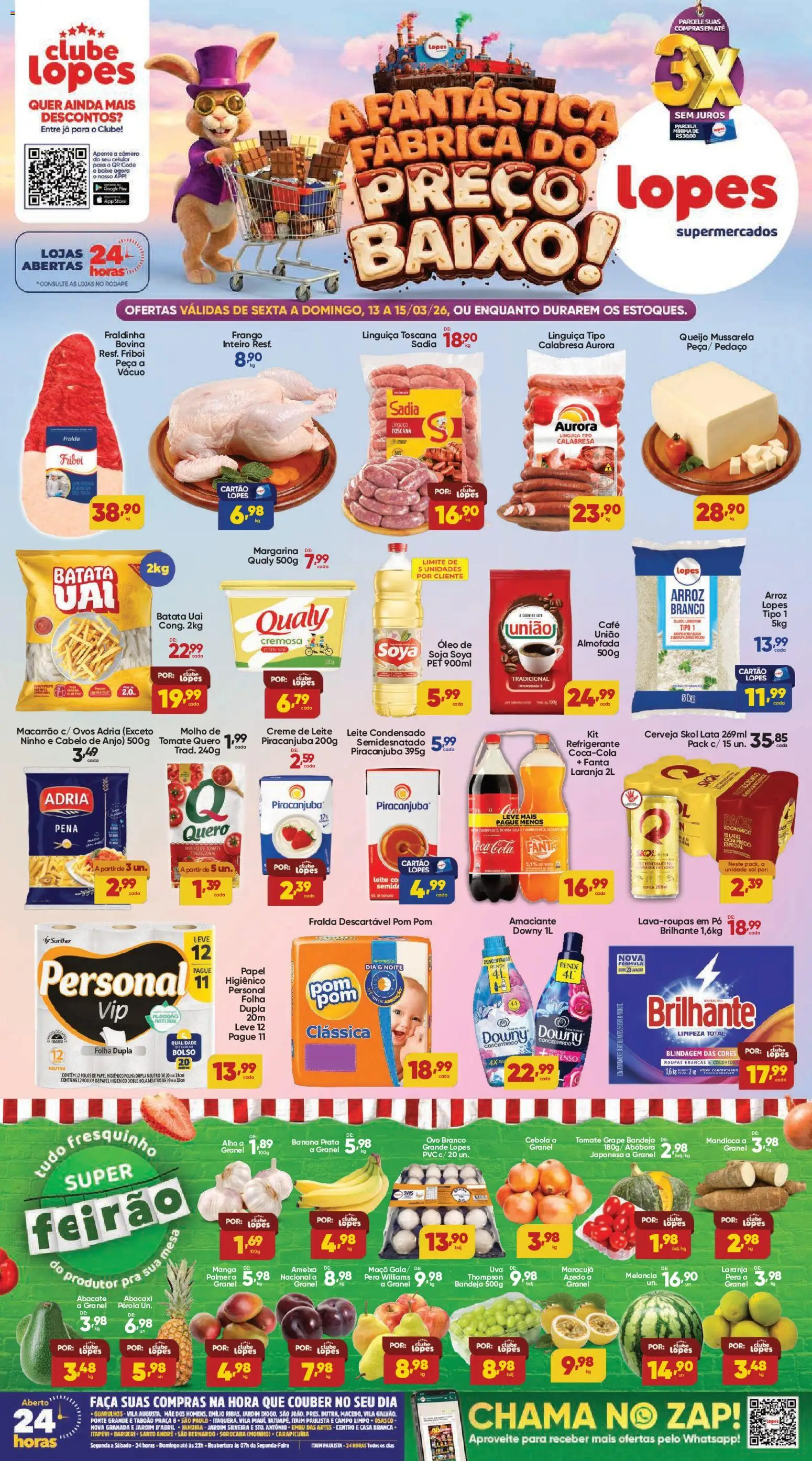 Lopes Supermercados - Ofertas da semana - página 1- válido a partir de 13/03/2026
