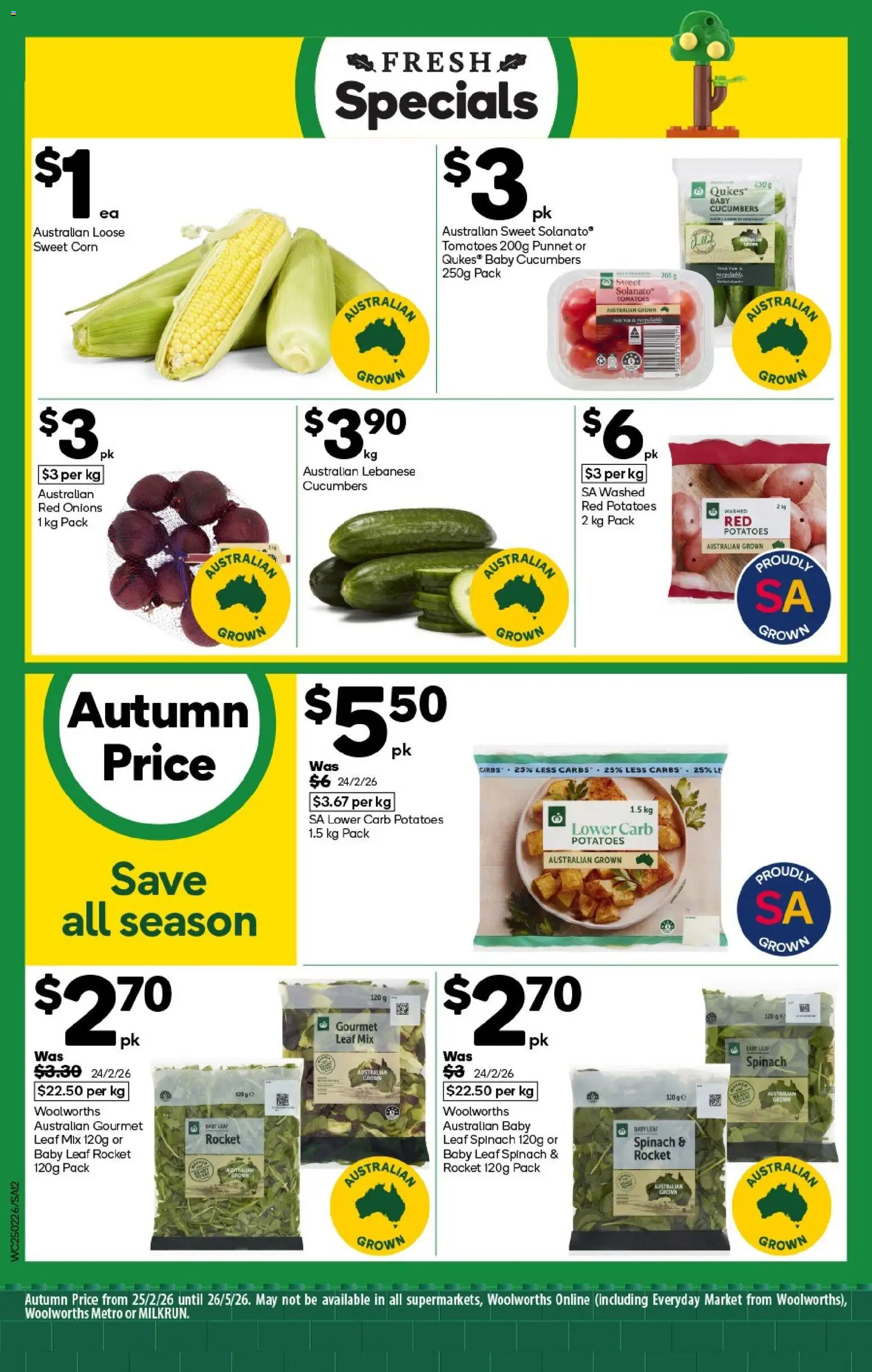 Weekly catalogue Woolworths MIL 25/02 - page 12- valid from 25/02/2026