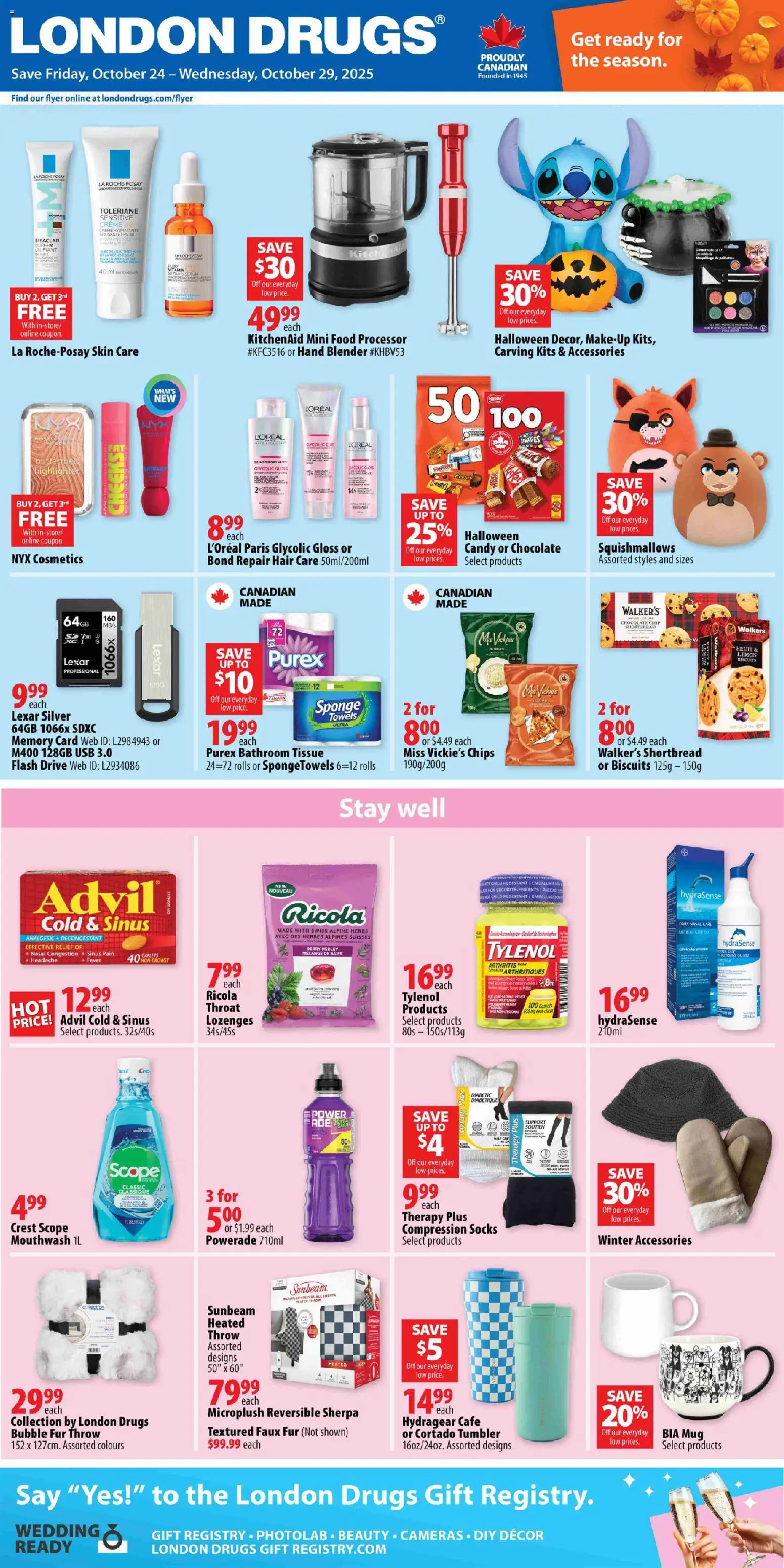 London Drugs weekly flyer / circulaire - page 1- valid from Oct 23, 2025