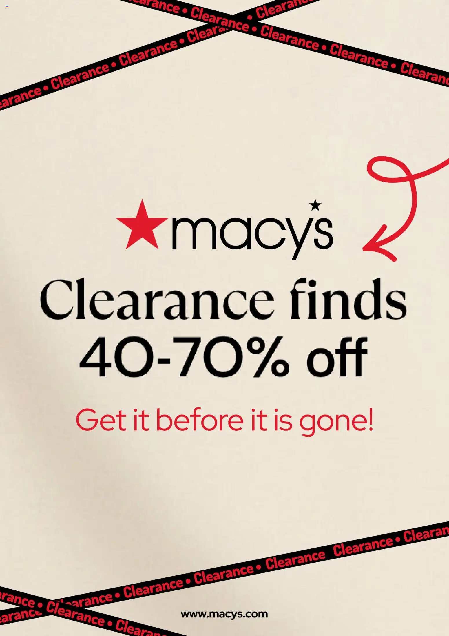 Macy's Weekly Ad - page 1- valid from 01/01/2026