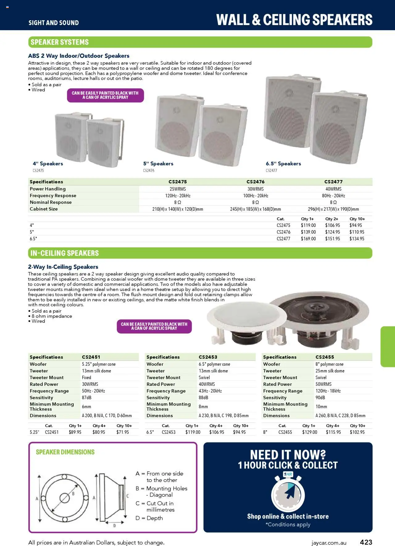 Jaycar Engineering & Scientific Catalogue 2025/2026  - page 423- valid from 09/07/2025