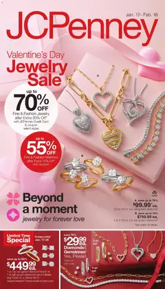 Preview JCPenney Valentine’s Day Jewelry Sale valid from 01/17/2026