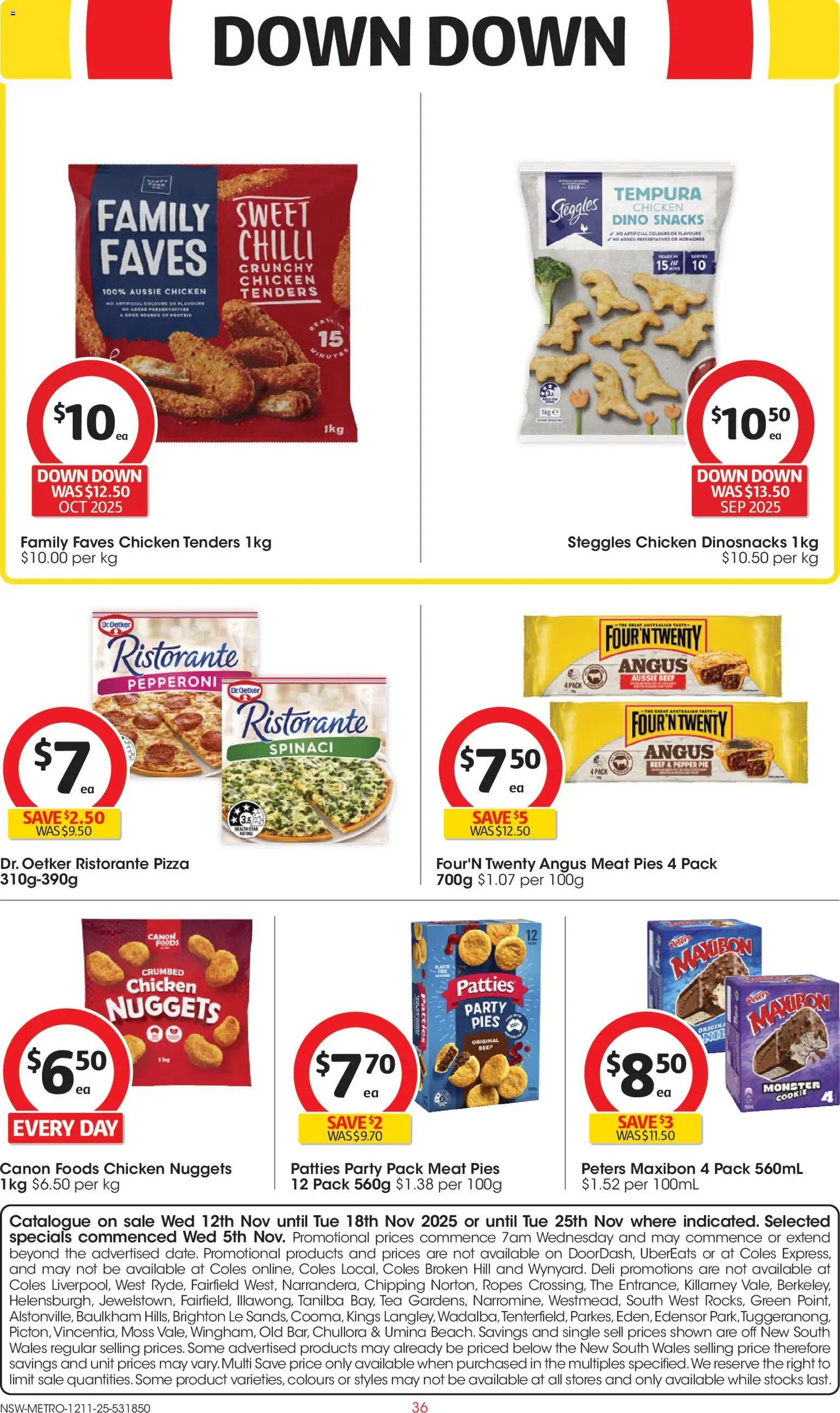 Coles Catalogue  - page 36- valid from 12/11/2025