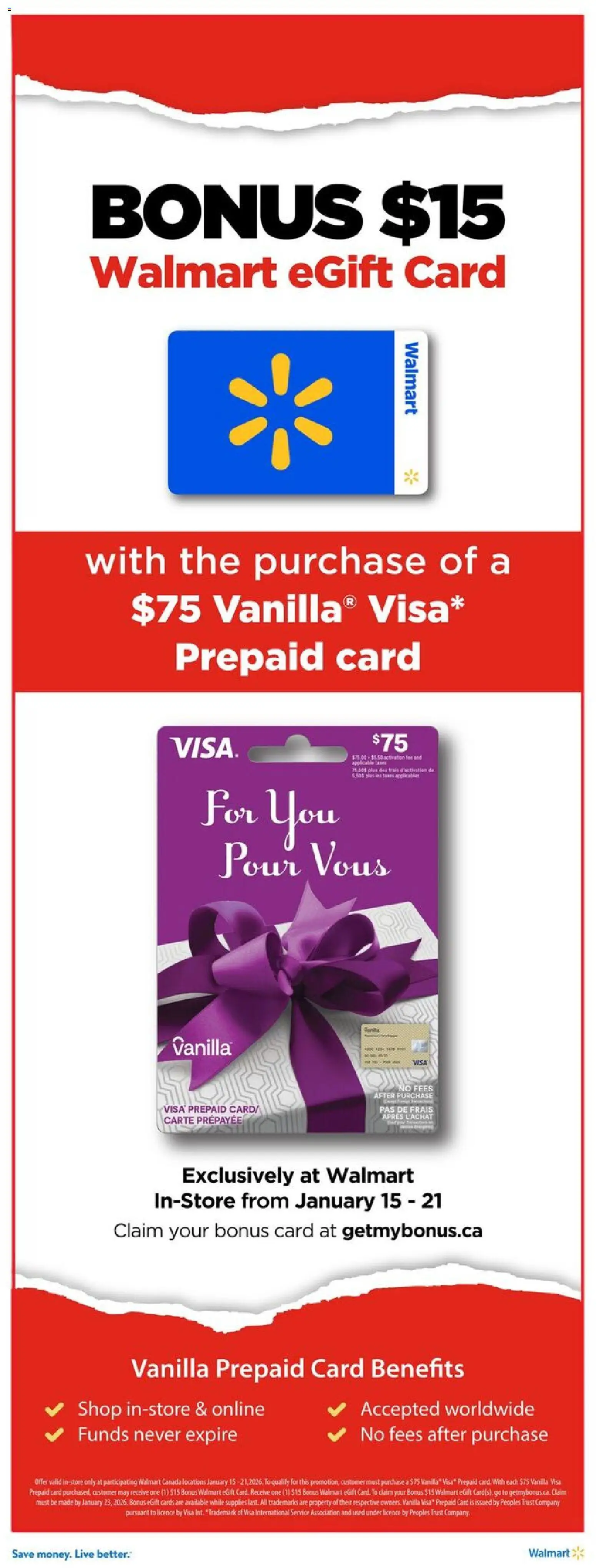 Walmart weekly flyer - page 15- valid from Jan 15, 2026