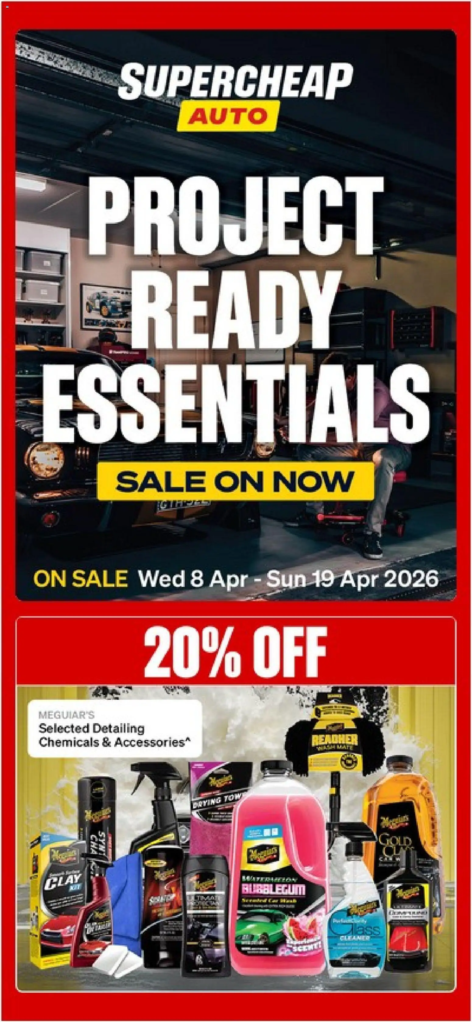Supercheap Auto catalogue - page 1- valid from 08/04/2026