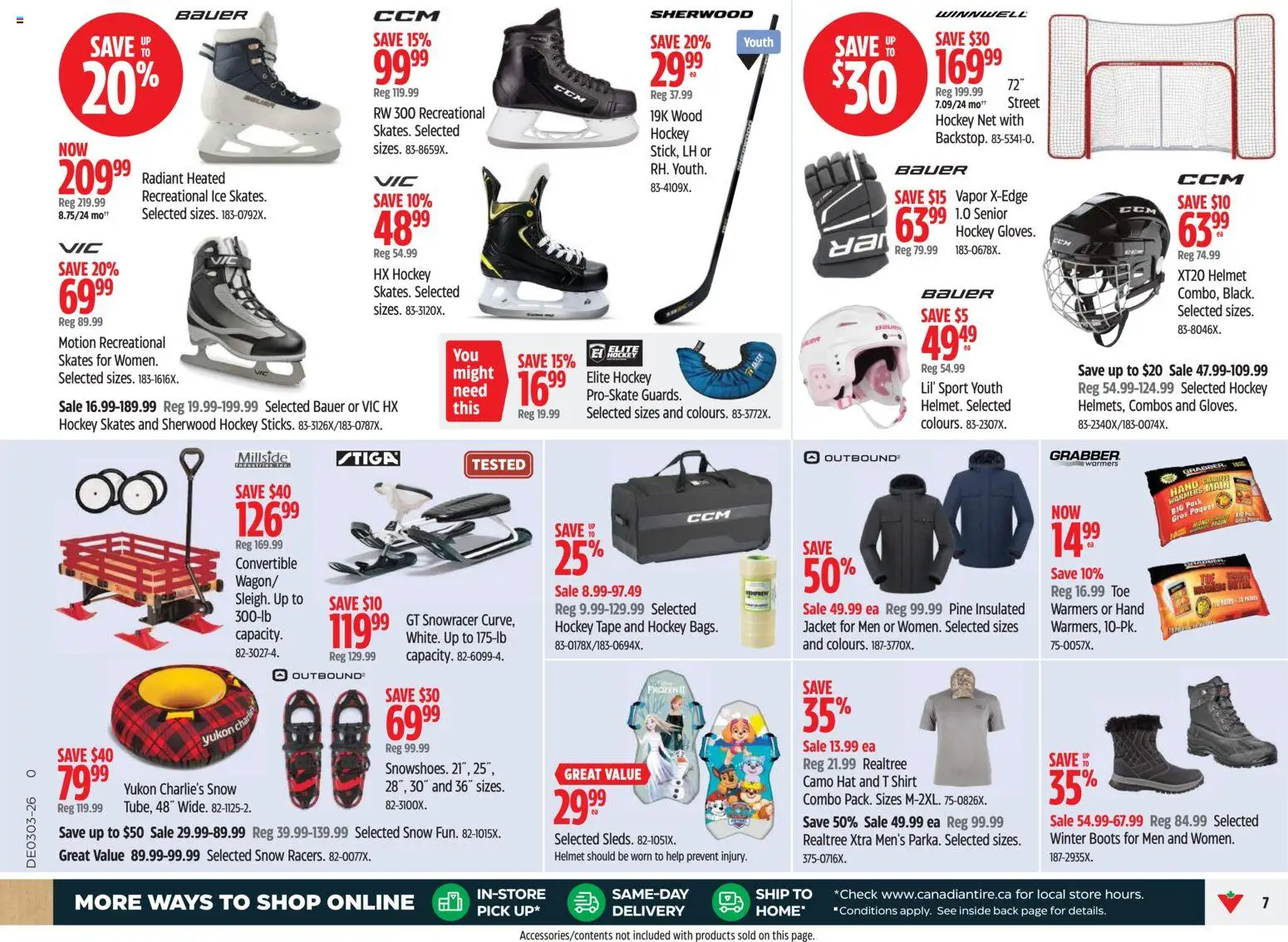 Canadian Tire weekly flyer - page 7- valid from Jan 15, 2026