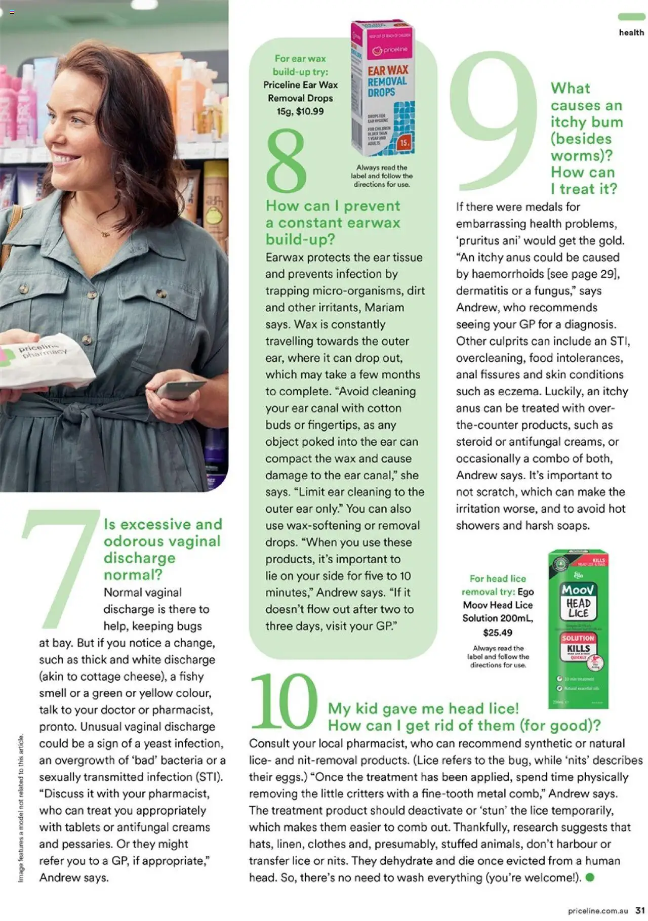 Priceline Pharmacy Autumn Magazine - page 31- valid from 20/02/2025