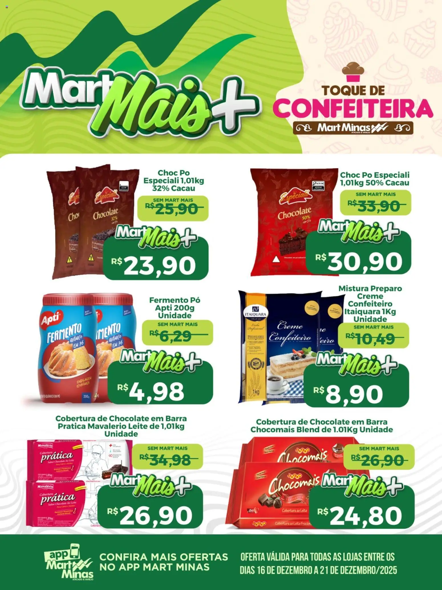 Mart Minas - Ofertas de confeitaria - página 1- válido a partir de 16/12/2025
