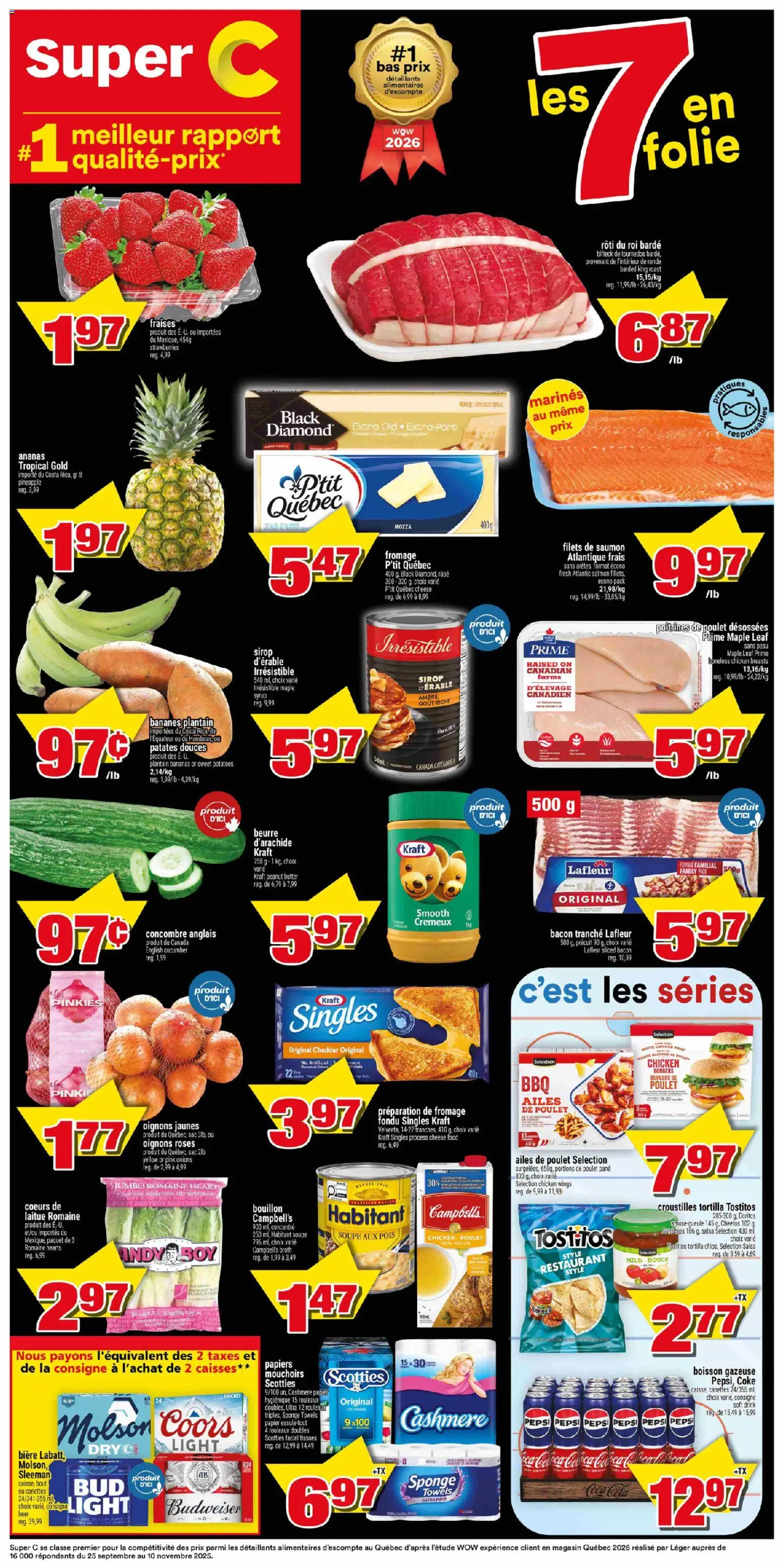 Super C weekly flyer / circulaire - page 1- valid from Apr 16, 2026