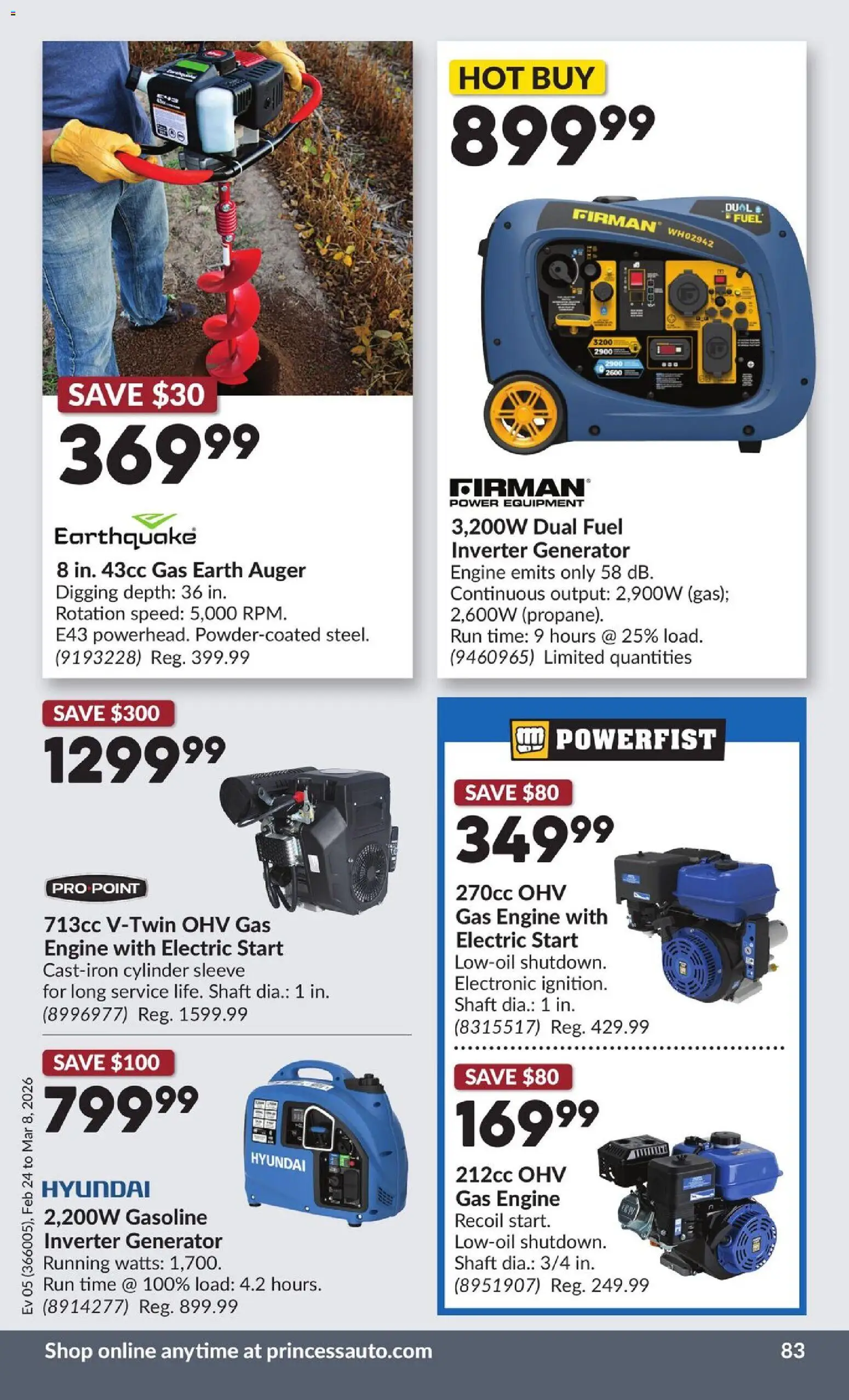Princess Auto - 2 Week Sale! - page 87- valid from Feb 24, 2026