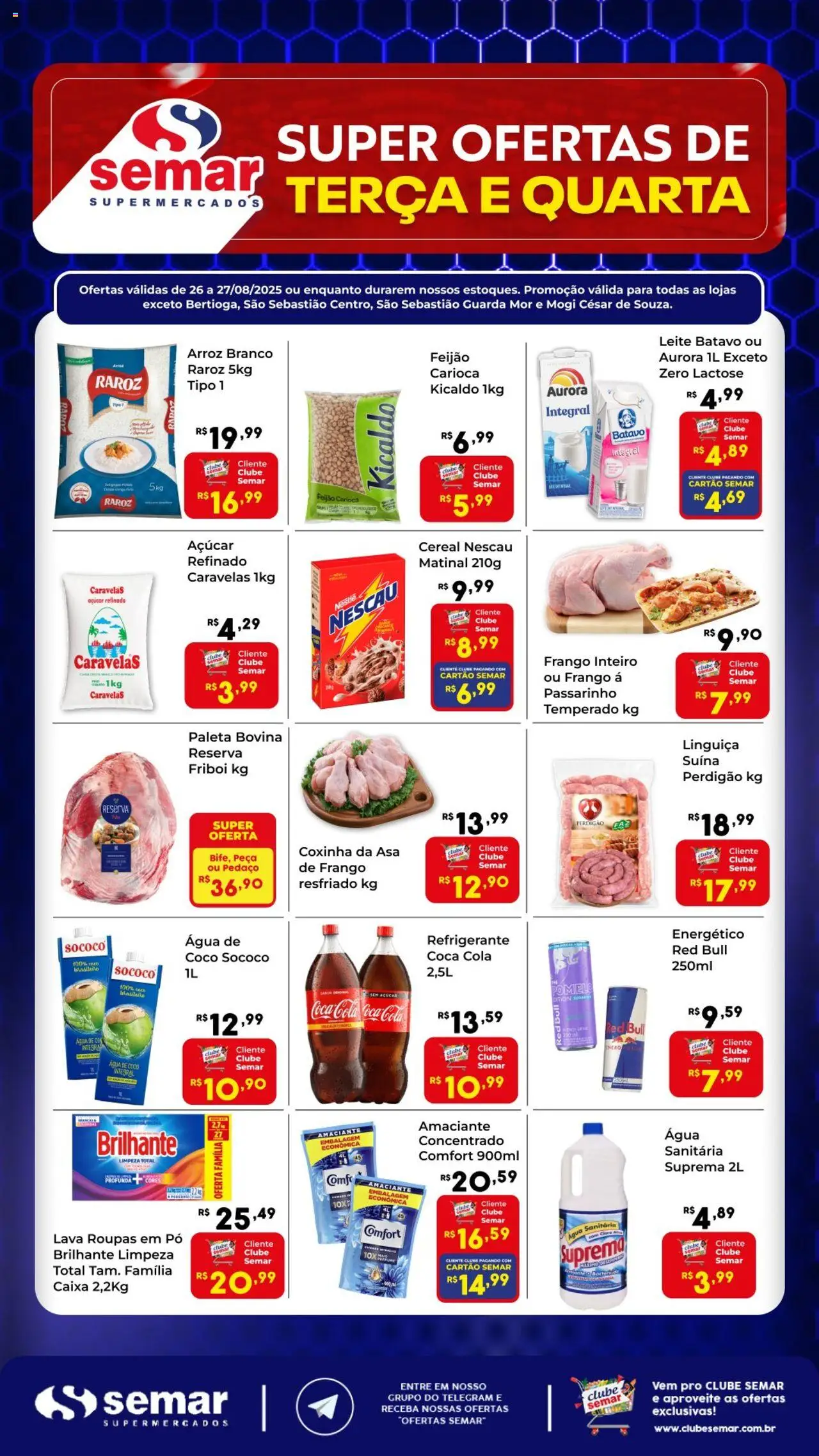 Semar Supermercado - Ofertas da semana - página 1- válido a partir de 26/08/2025
