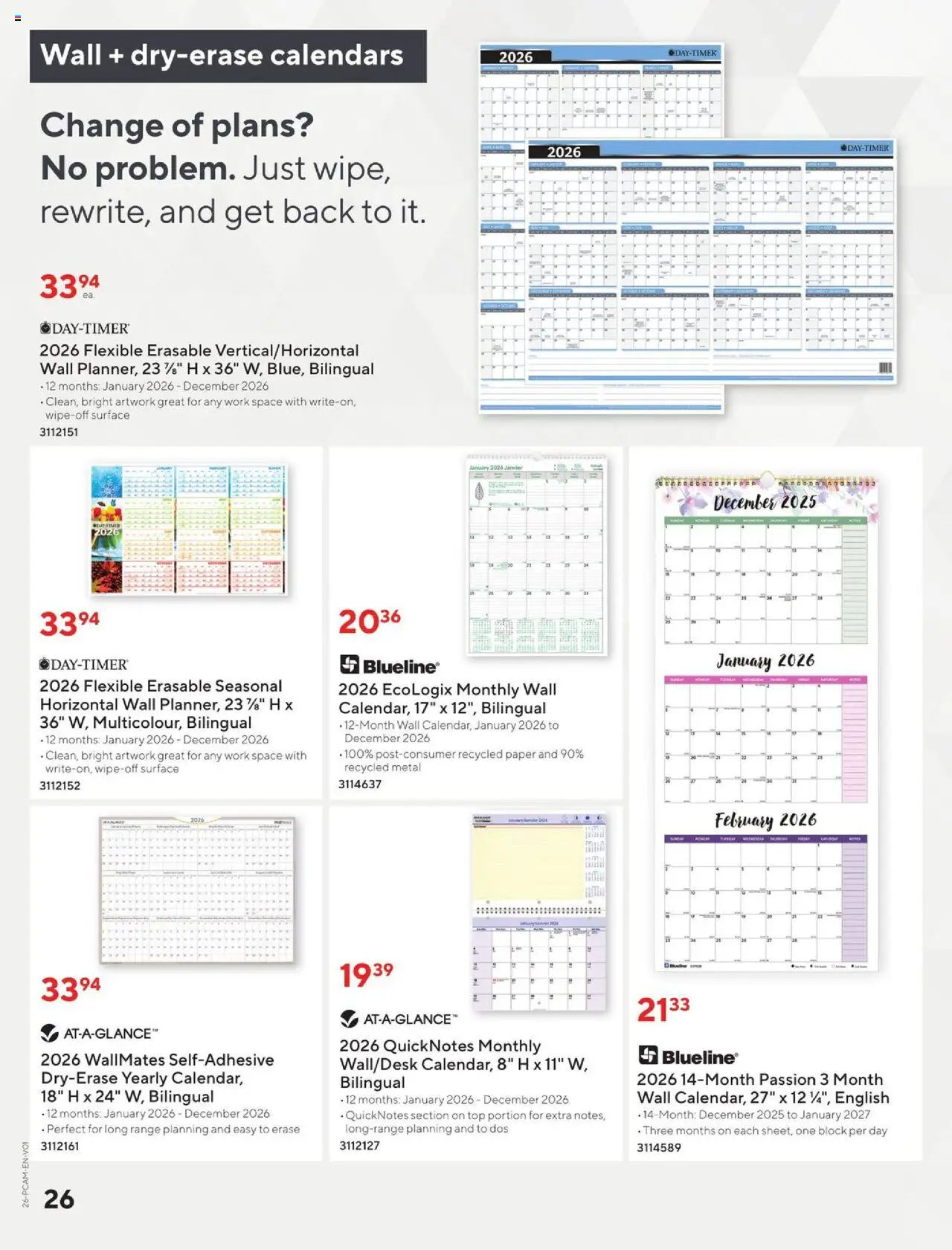 Staples - Catalog - Business  - page 26- valid from Aug 15, 2025