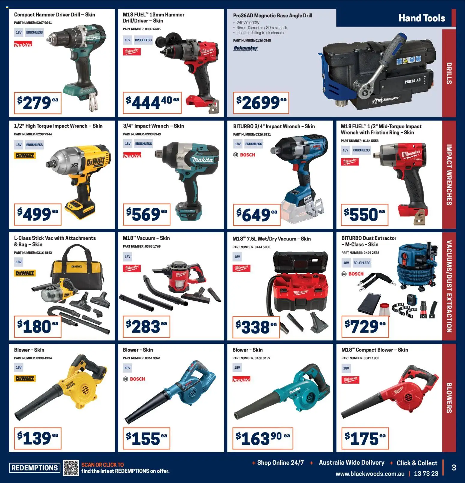 Black Woods Catalogue  - page 3- valid from 03/11/2025