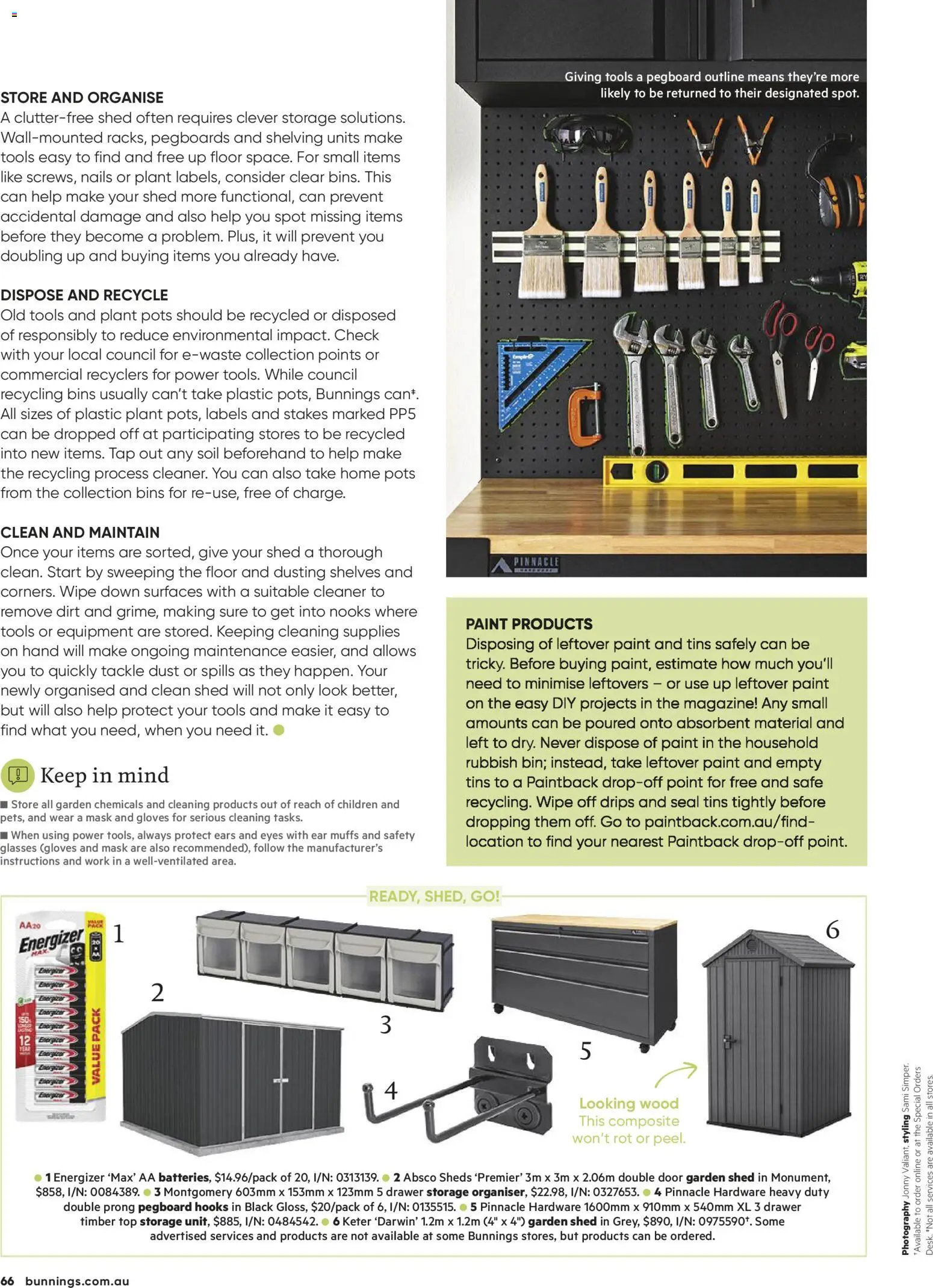 Catalogue Bunnings Warehouse March - page 66- valid from 01/03/2026