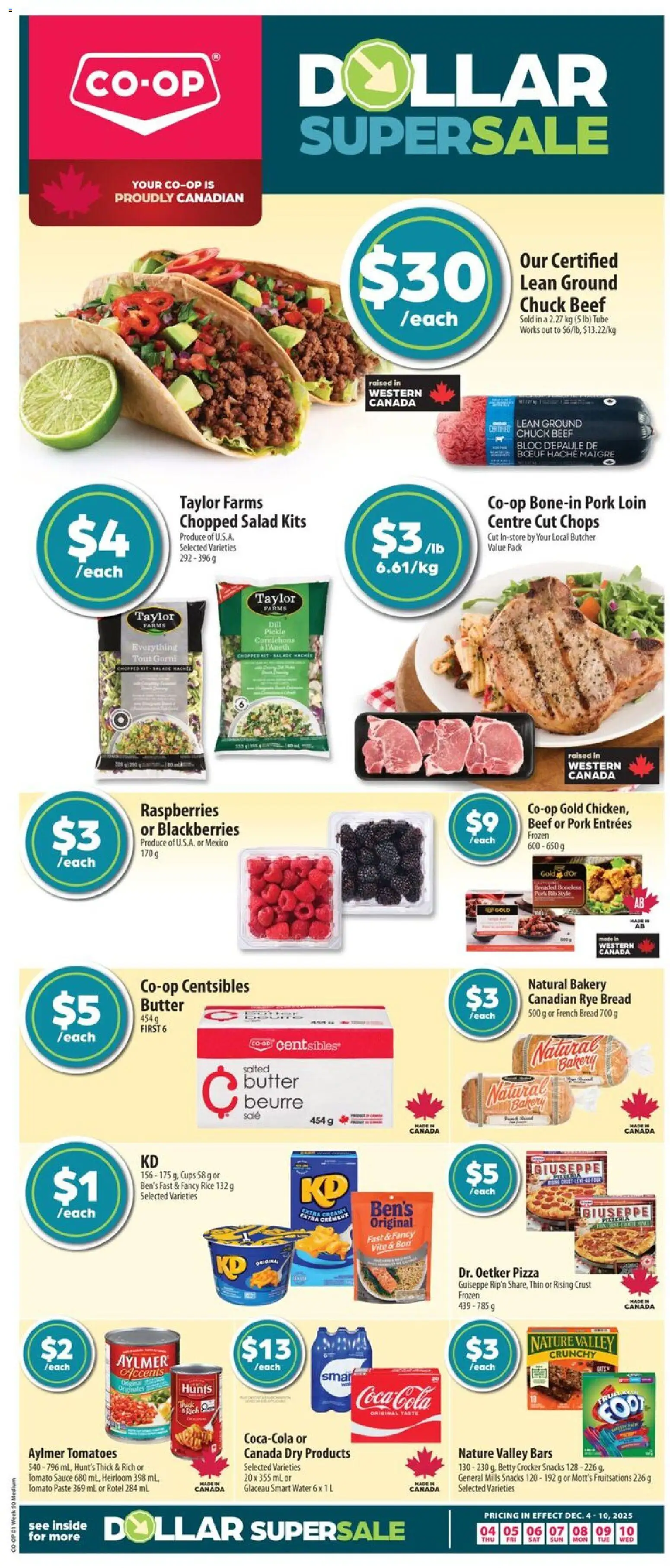 Co-op Food weekly flyer / circulaire - page 1- valid from Dec 4, 2025