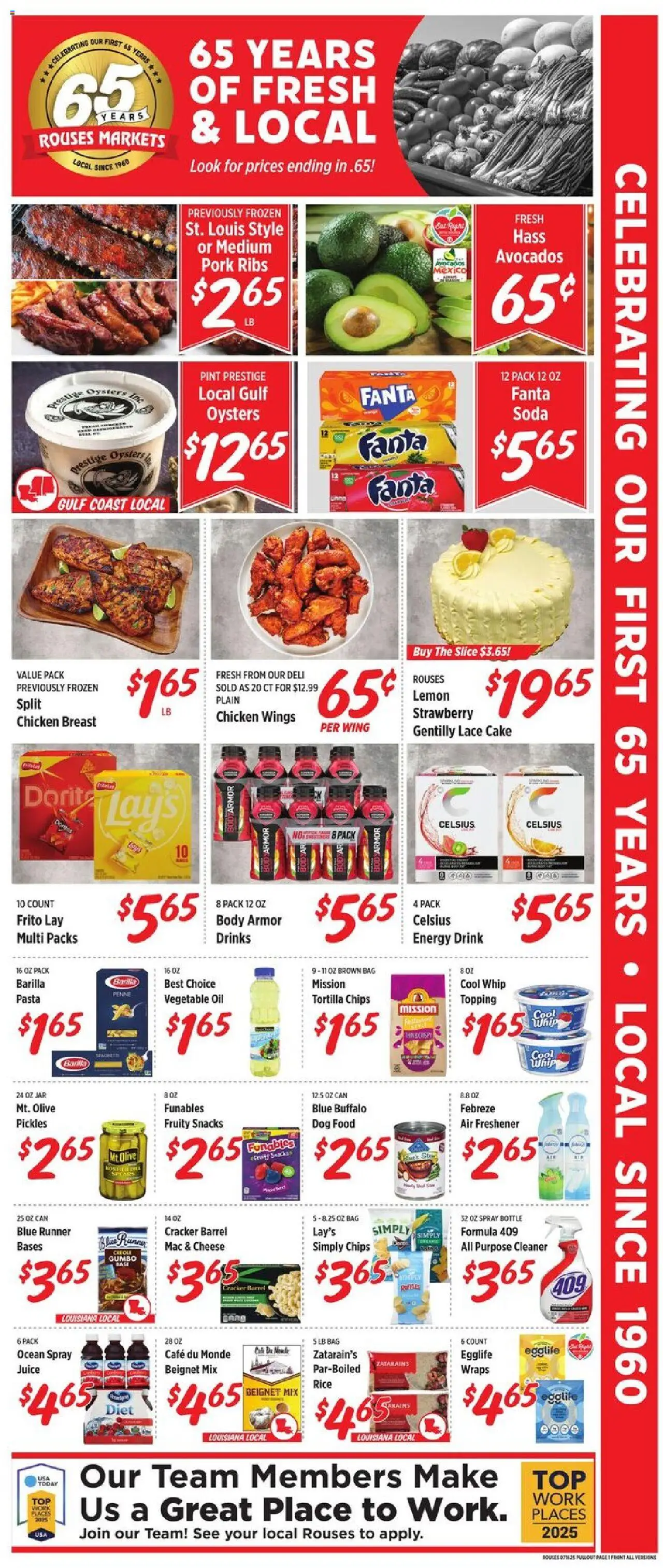 Rouses Weekly Ad - LA - page 3- valid from 07/16/2025