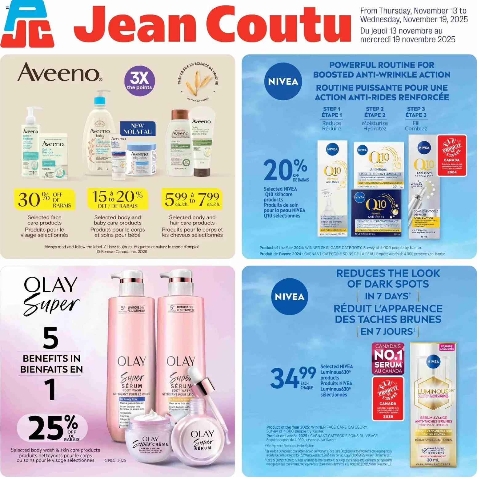Jean Coutu - Beauty offers - page 1- valid from Nov 13, 2025