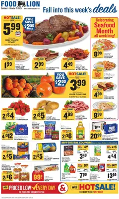 Preview Food Lion Weekly Ad valid from 10/01/2025