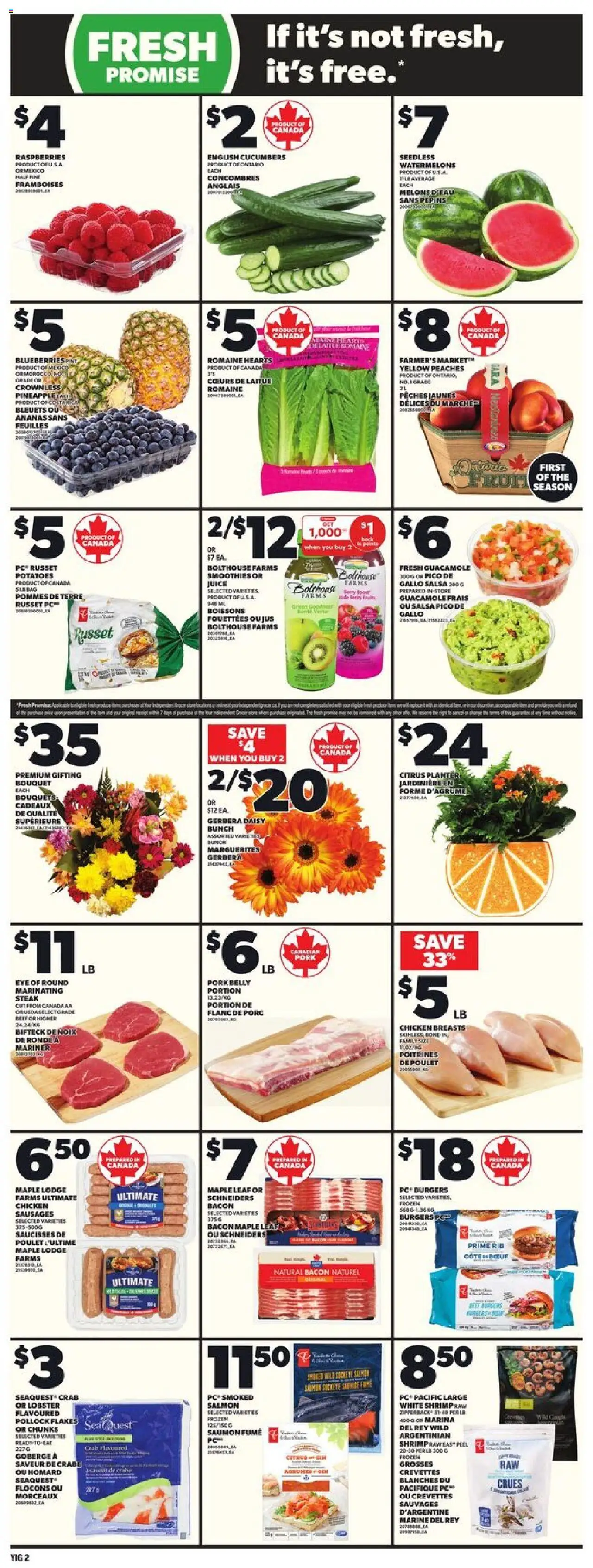 Independent Grocer weekly flyer / circulaire - page 5- valid from Jul 17, 2025