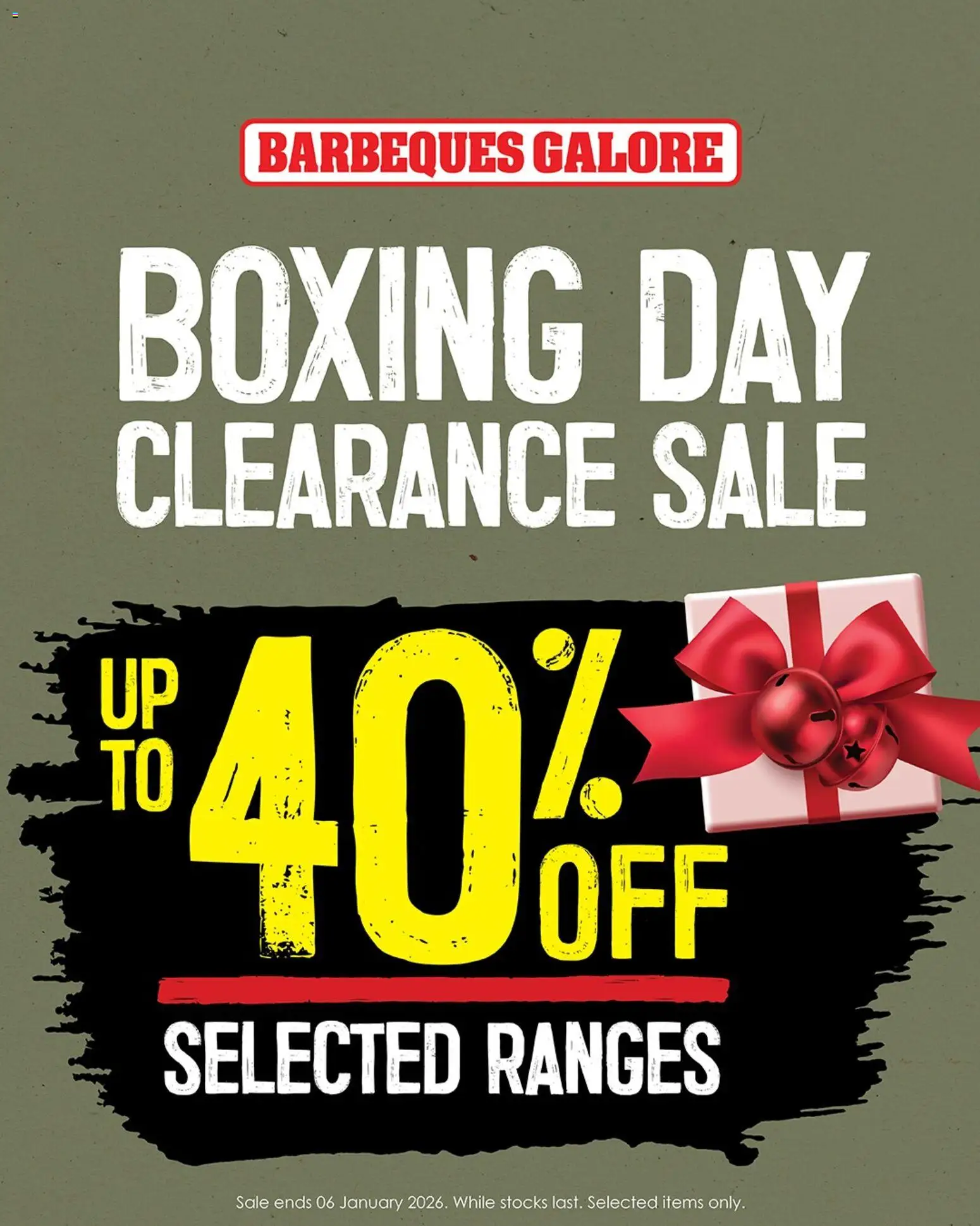 Barbeques Galore  Catalogue  - page 1- valid from 25/12/2025