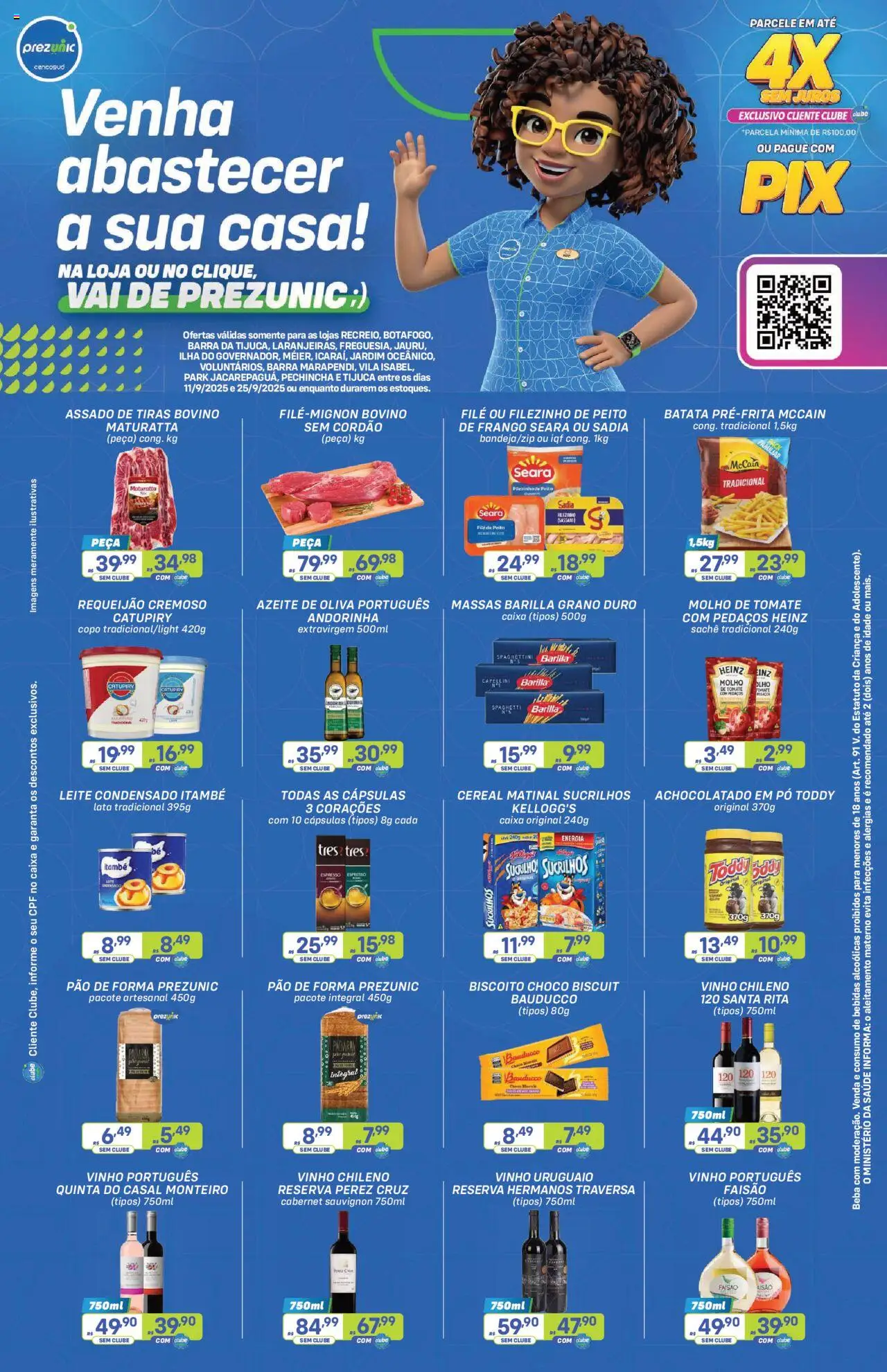 Encarte Venha abastecer a sua casa Prezunic - página 1- válido a partir de 11/09/2025
