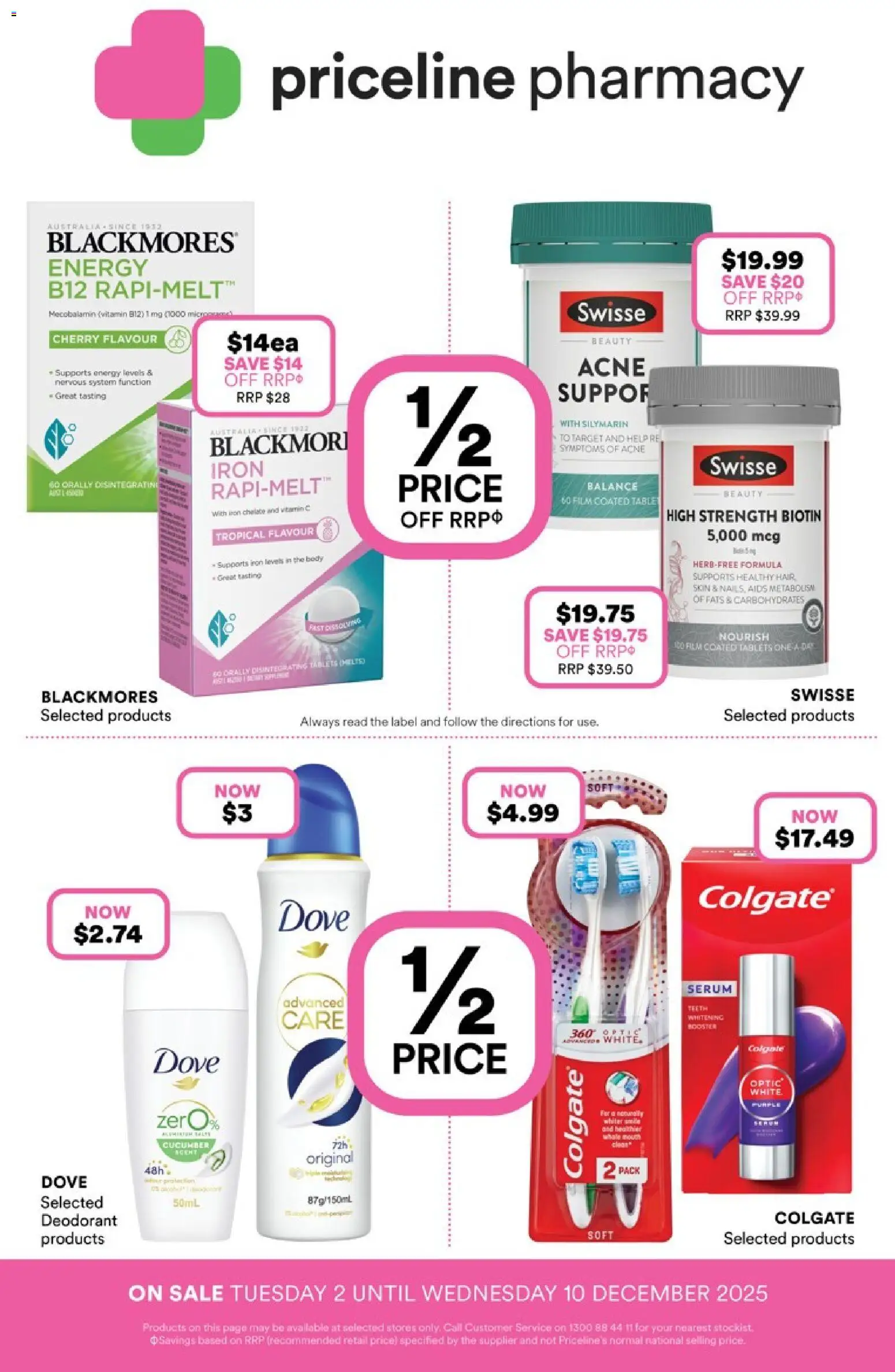 Priceline Pharmacy  Catalogue  - page 32- valid from 02/12/2025