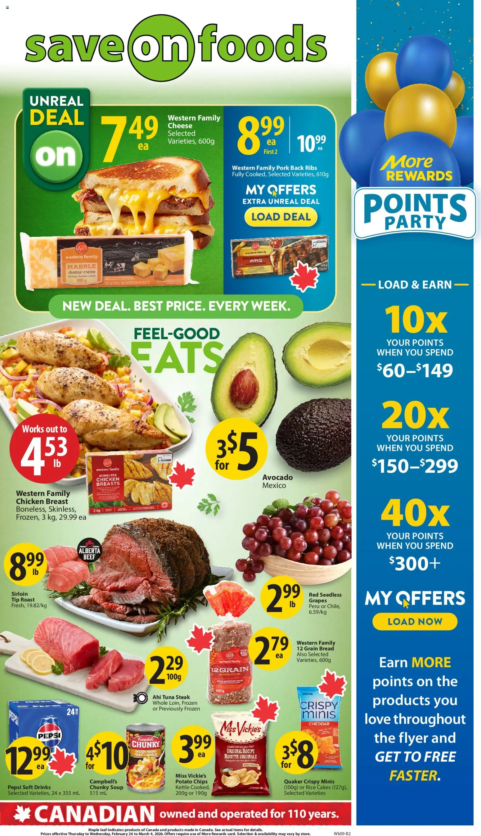 Save on foods weekly flyer / circulaire - page 2- valid from Feb 26, 2026
