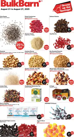 Preview Bulk Barn weekly flyer valid from Aug 21, 2025