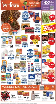 Preview Fry's Food Weekly Ad valid from 10/29/2025