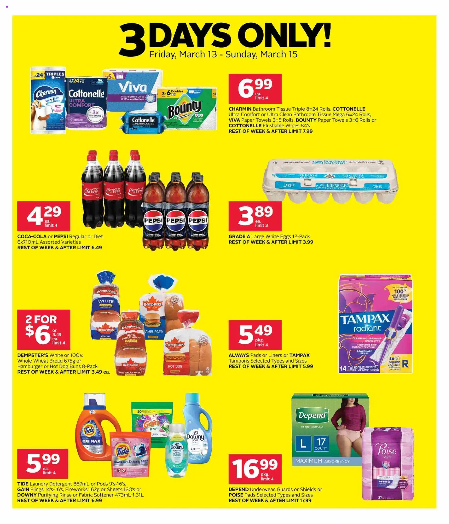 Rexall weekly flyer / circulaire - page 1- valid from Mar 13, 2026