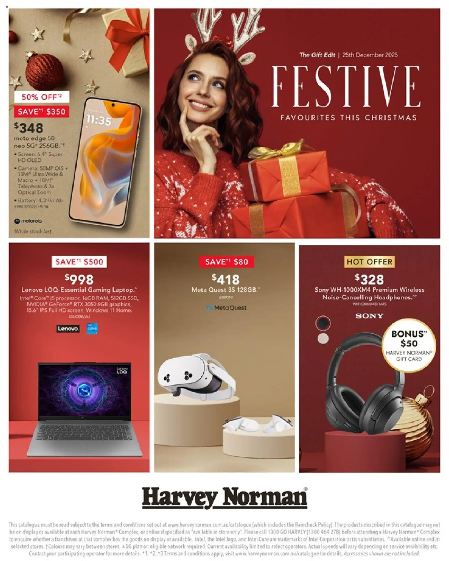 Harvey Norman  Catalogue  - page 1- valid from 16/12/2025