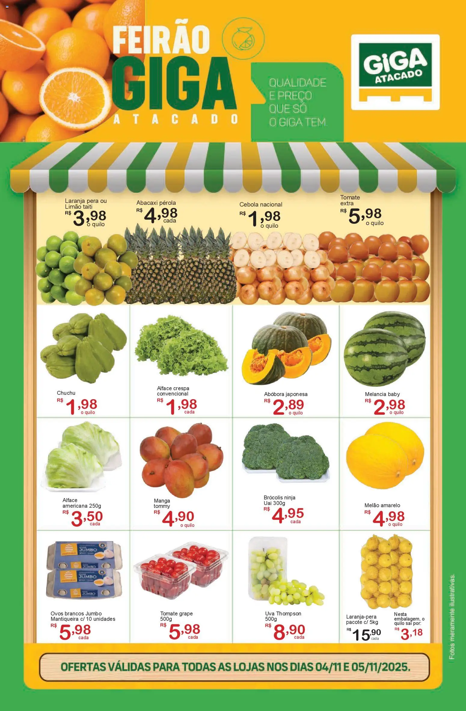 GIGA Atacado - Ofertas Feirão  - página 1- válido a partir de 04/11/2025
