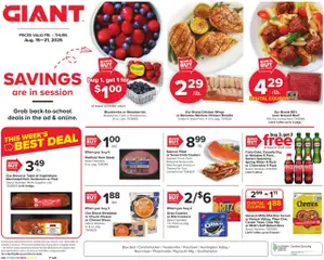 Preview Giant Weekly Ad valid from 08/15/2025
