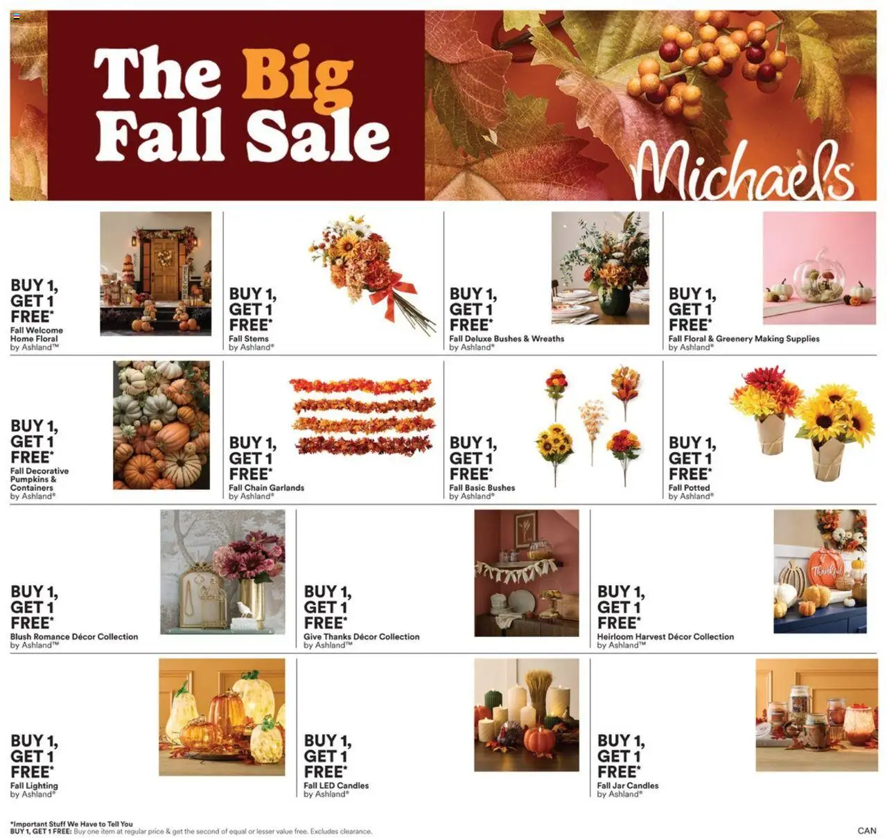 Michaels weekly flyer / circulaire - page 1- valid from Aug 29, 2025