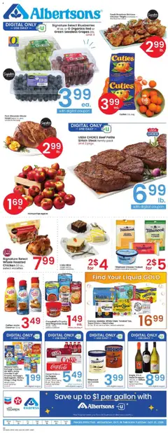 Preview Albertsons Weekly Ad valid from 10/15/2025