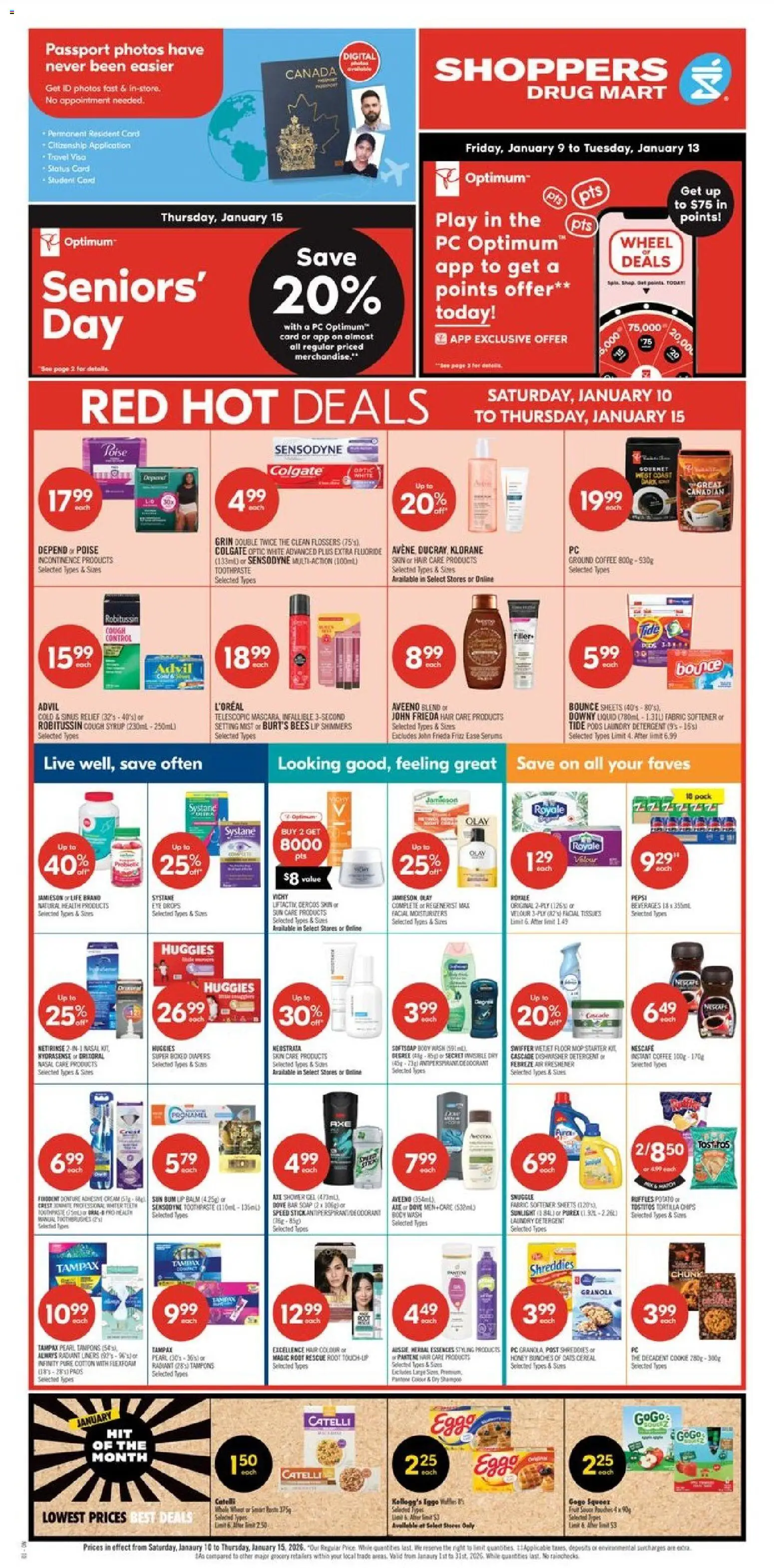 Shoppers weekly flyer / circulaire - page 3- valid from Jan 9, 2026