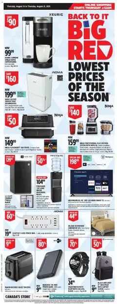Preview Canadian Tire weekly flyer / circulaire valid from Aug 14, 2025