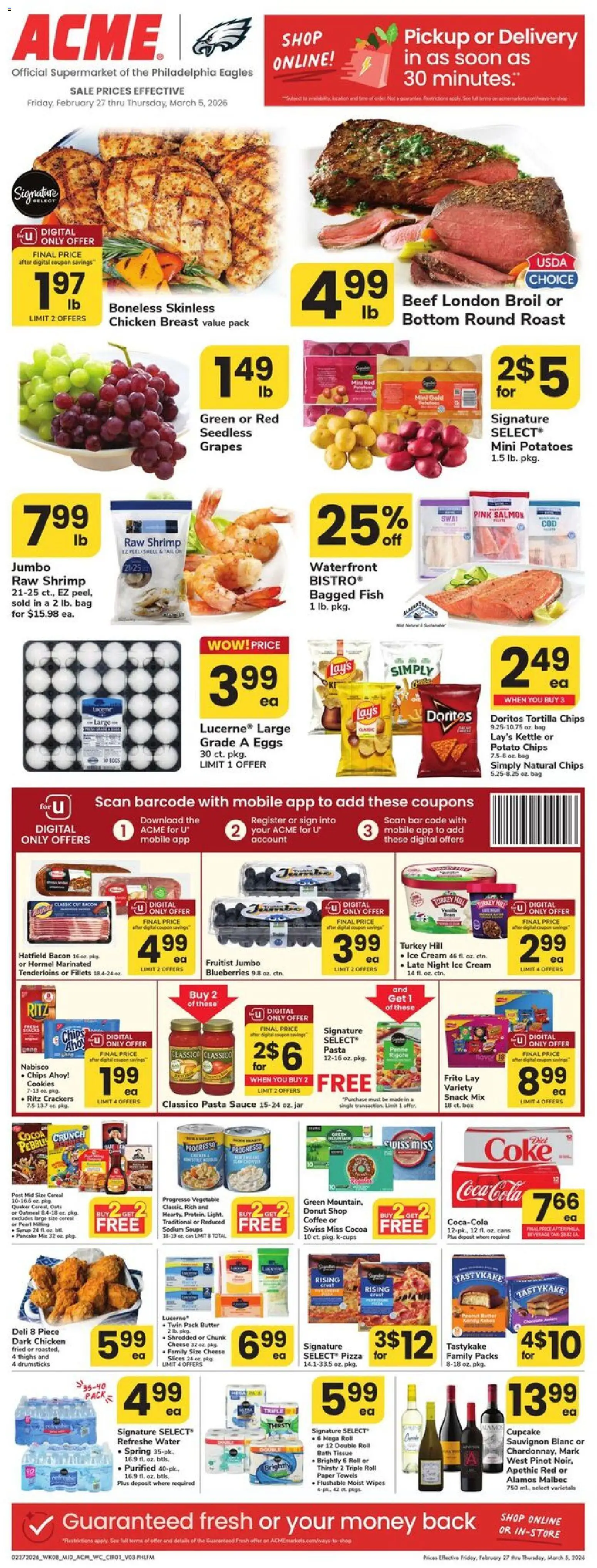 Acme Weekly Ad - page 1- valid from 02/27/2026