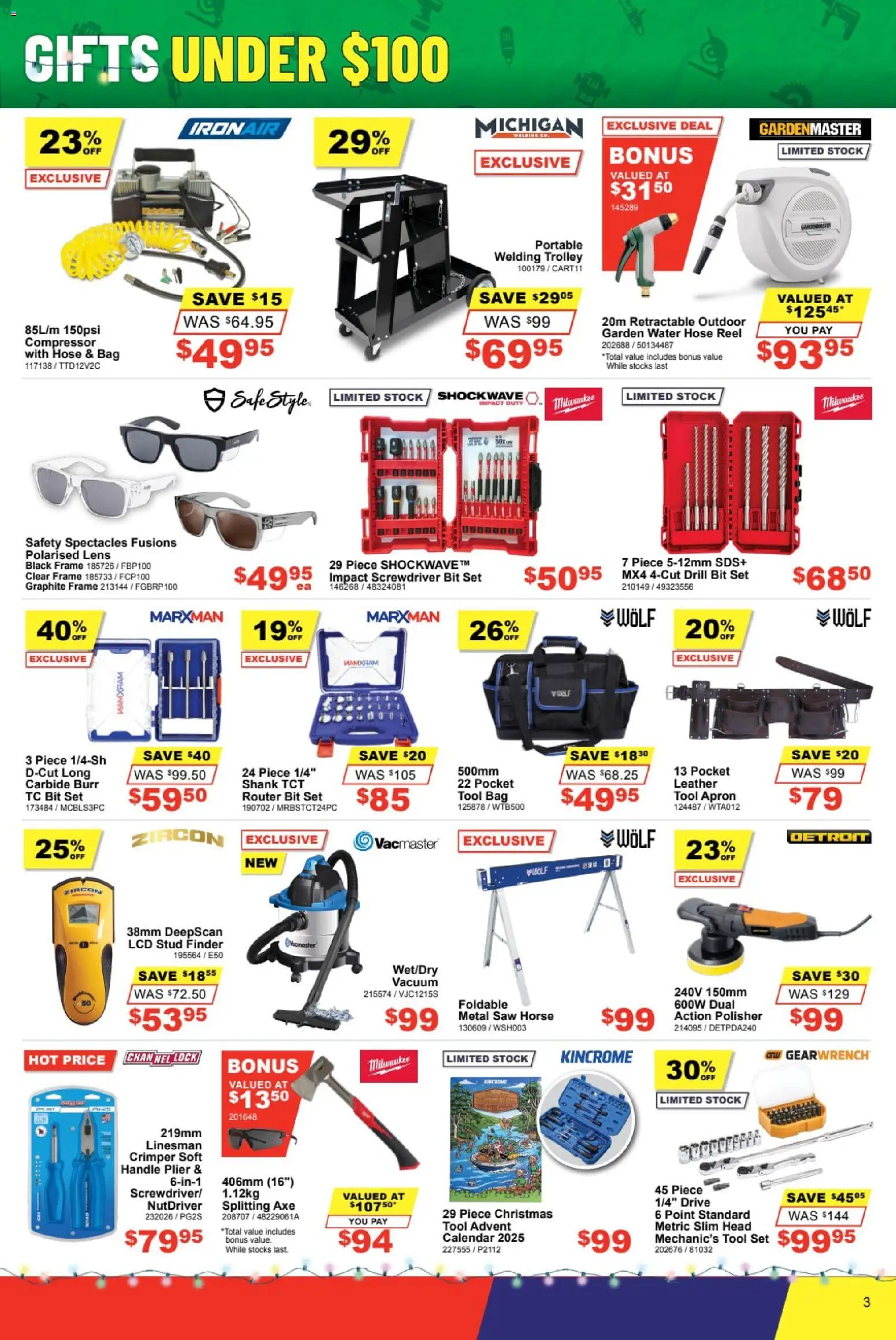 Total Tools Catalogue - page 3- valid from 02/12/2025
