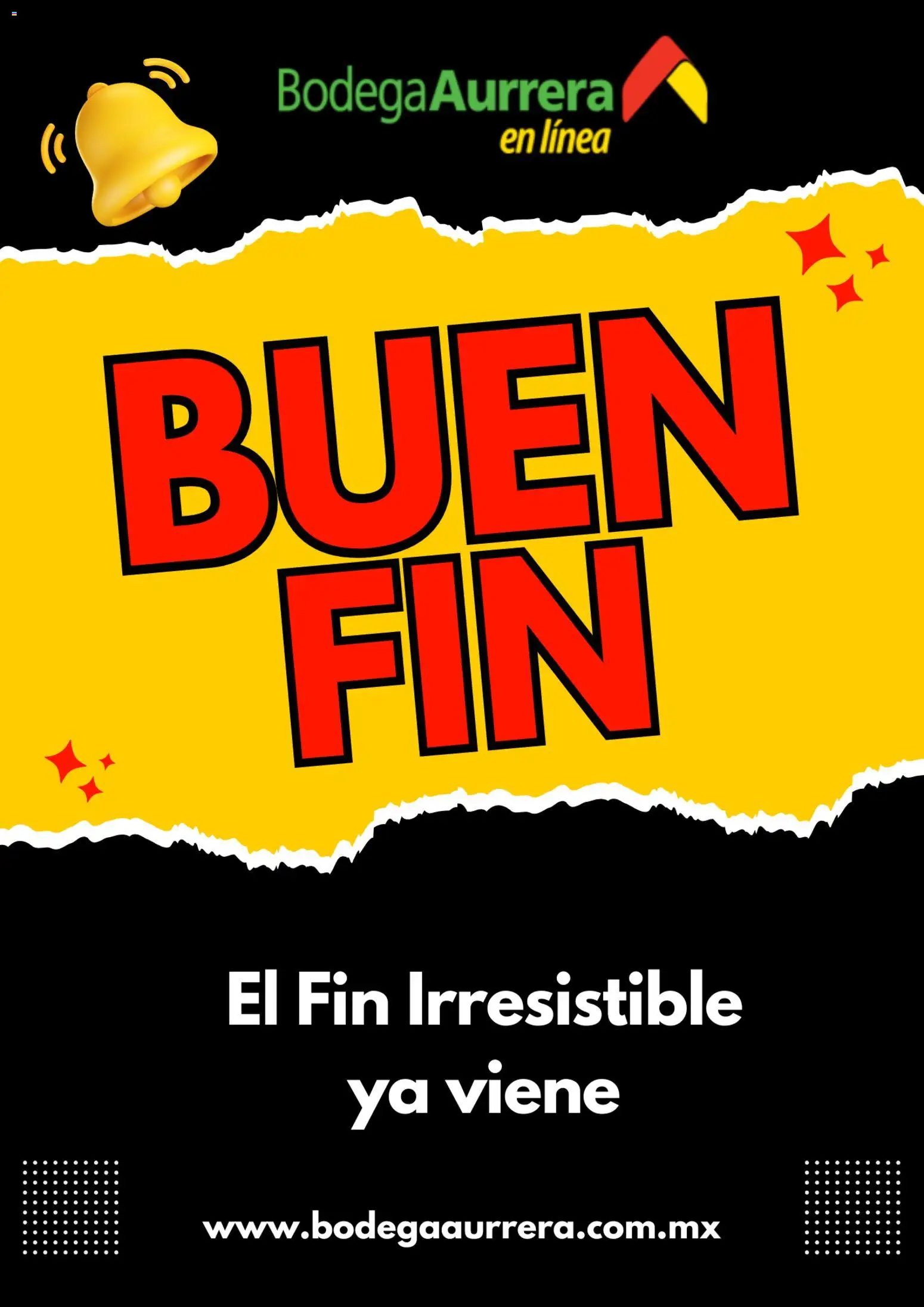 Bodega Aurrerá Buen Fin aviso - página 1- válido desde 05/11/2025
