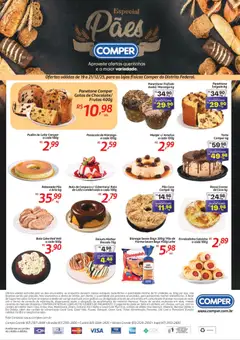 Pré-visualização Comper - Ofertas Especial Pães válida a partir de 19/12/2025