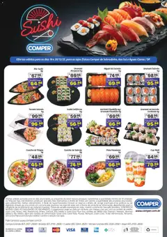 Pré-visualização Comper - Ofertas Sushi válida a partir de 19/12/2025