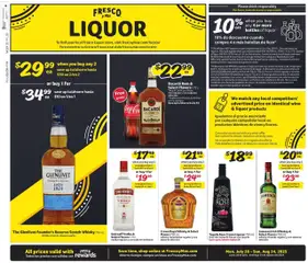 Preview Fresco y Más Alcohol Flyer valid from 07/28/2025