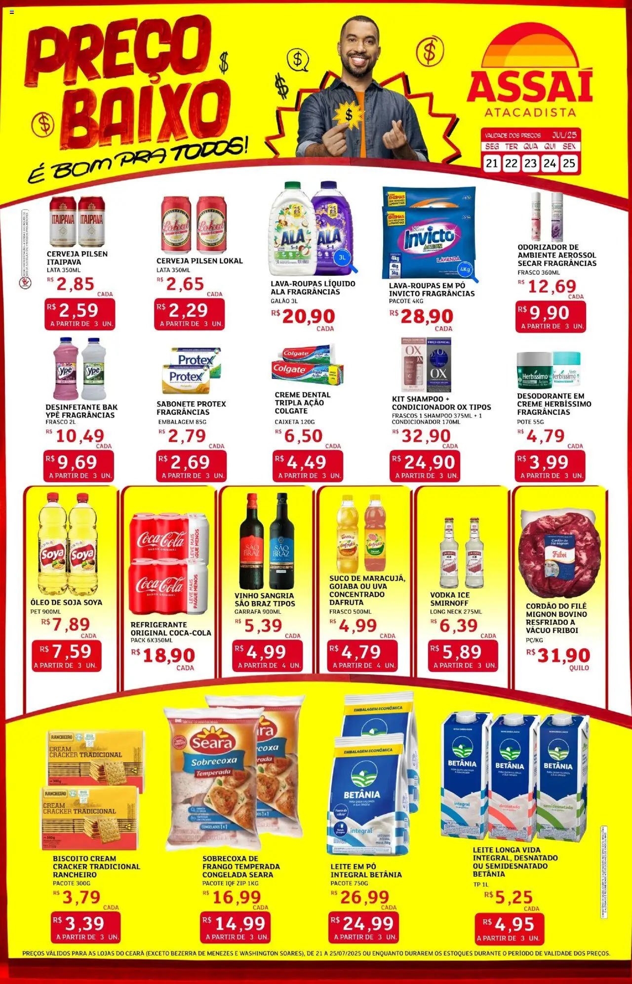 Encarte Assaí Atacadista - página 1- válido a partir de 21/07/2025
