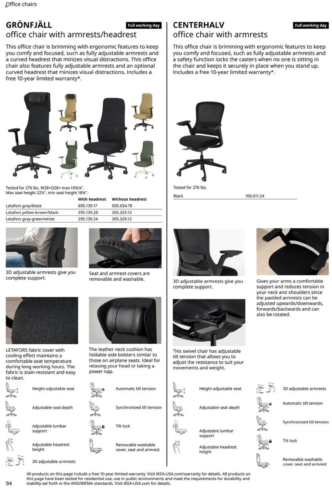 IKEA Office Brochure 2025 - page 94- valid from 03/01/2025