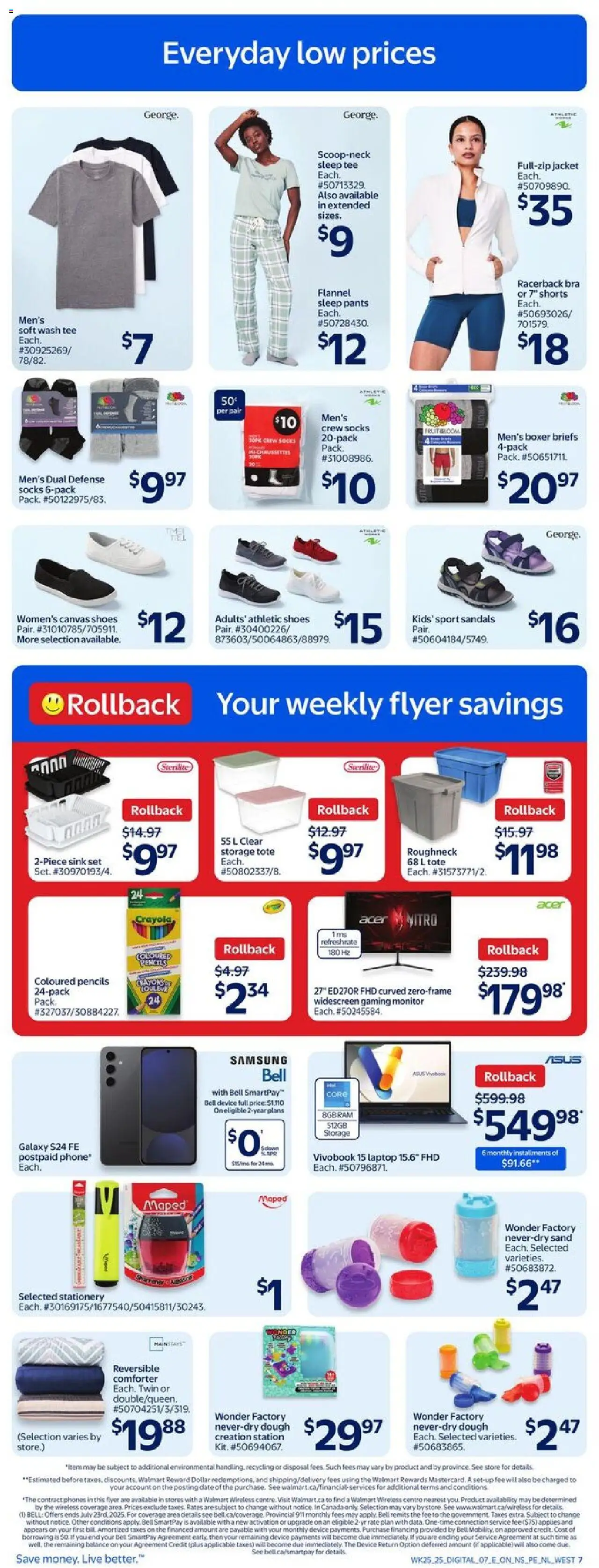 Walmart weekly flyer - page 12- valid from Jul 17, 2025