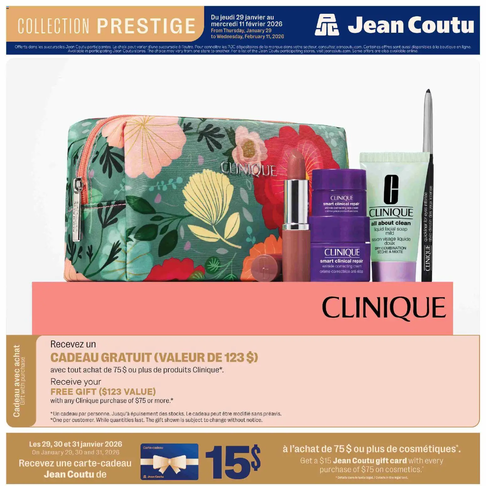 Jean Coutu - Beauty Booklet - page 1- valid from Jan 29, 2026