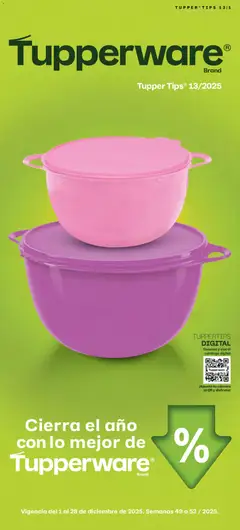 Tupperware catálogo válido desde 01/12/2025