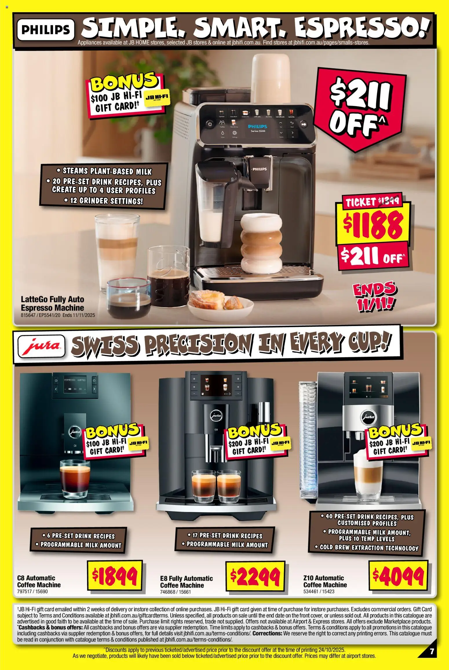 JB Hi-Fi Hottest Coffee Range - page 7- valid from 06/11/2025