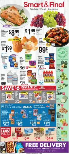 Preview Smart & Final Weekly Ad valid from 02/18/2026